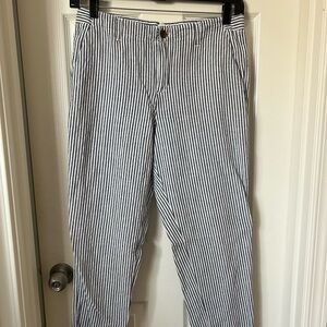 Women’s  Striped navy and White Pants